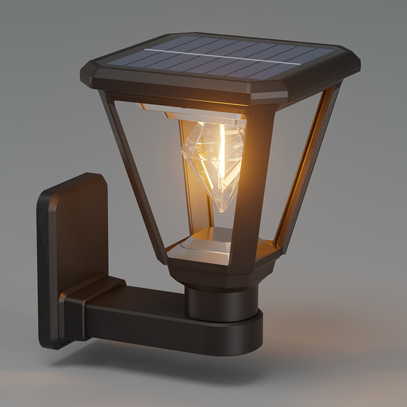 Đèn tường năng lượng mặt trời vuông PY-LED GR B02