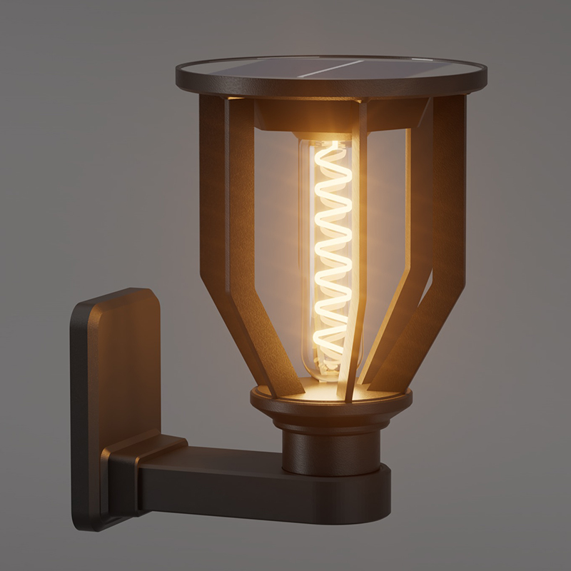 Đèn tường năng lượng mặt trời tròn PY-LED GR B04