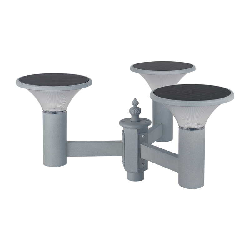 Đèn sân vườn năng lượng mặt trời ba bóng PY-SG018-24W